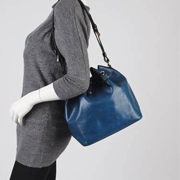 Louis Vuitton  shoulder Bag Noe Blue epi - Picture 1 of 9
